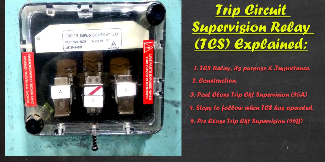 74 trip circuit supervision relay